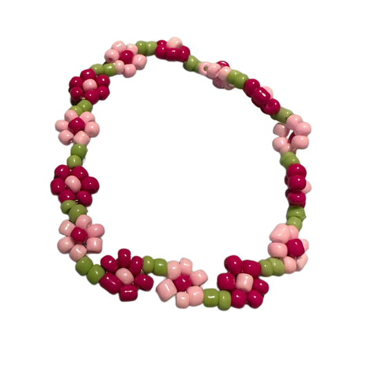 Pink Wildflower Chain