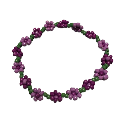 Purple Wildflower Chain