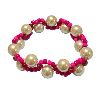 Wavy Pink Pearls