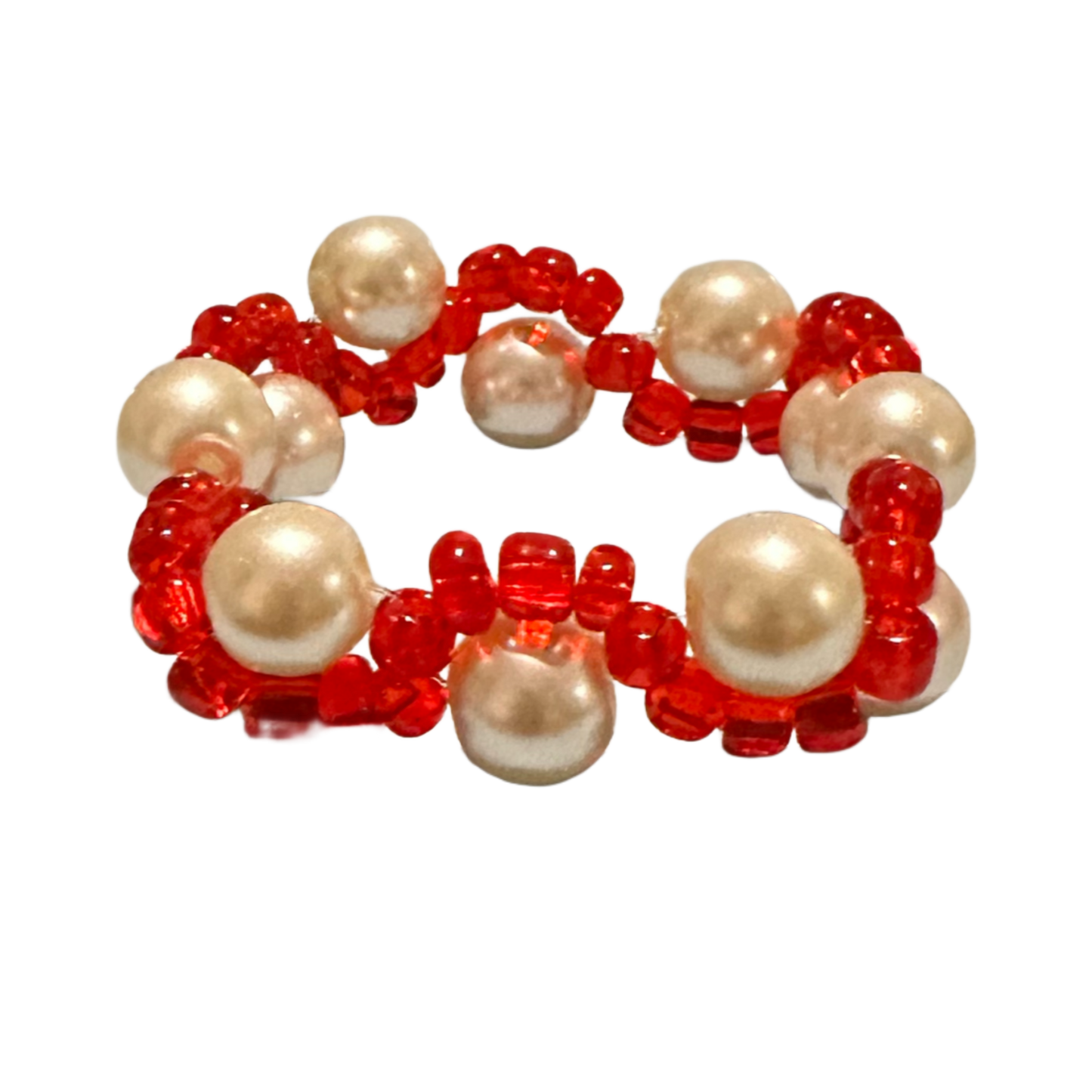 Wavy Red Pearls