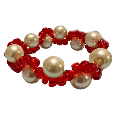 Wavy Red Pearls