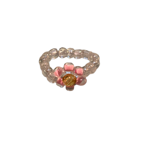 Pink Flower Ring